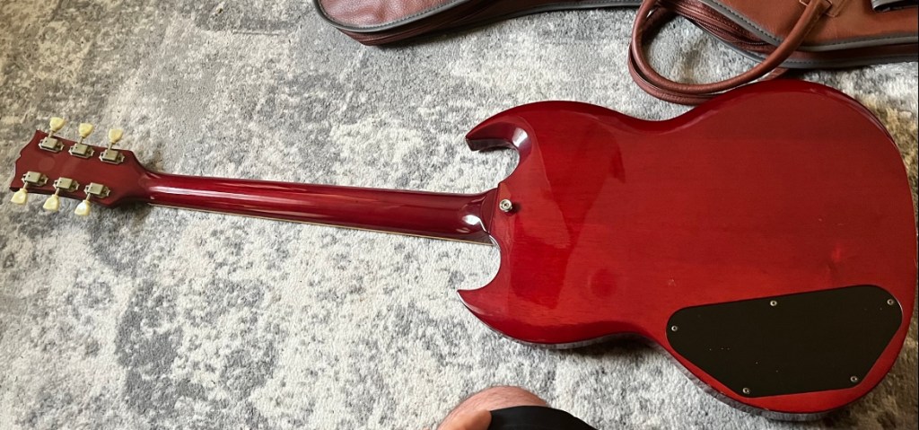Burny Rsg-60 guitar back