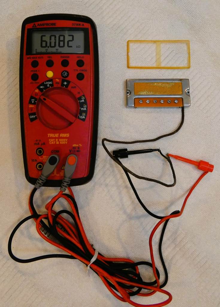 Guyatone SG-M02 Gold Foil neck pickup resistance