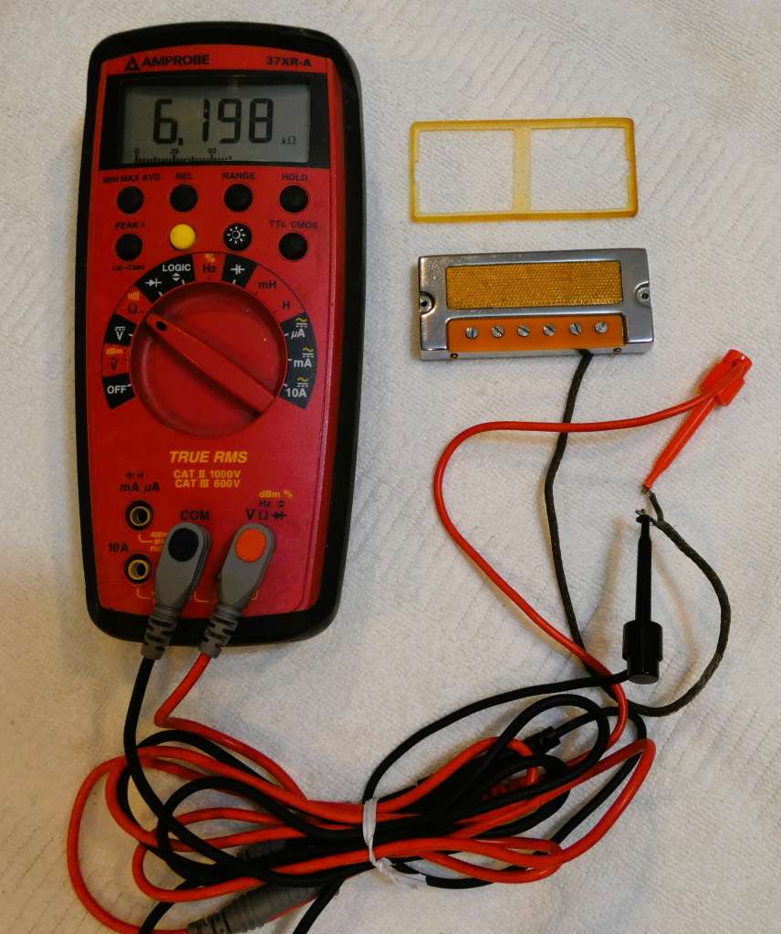 Guyatone SG-M02 Gold Foil bridge pickup resistance