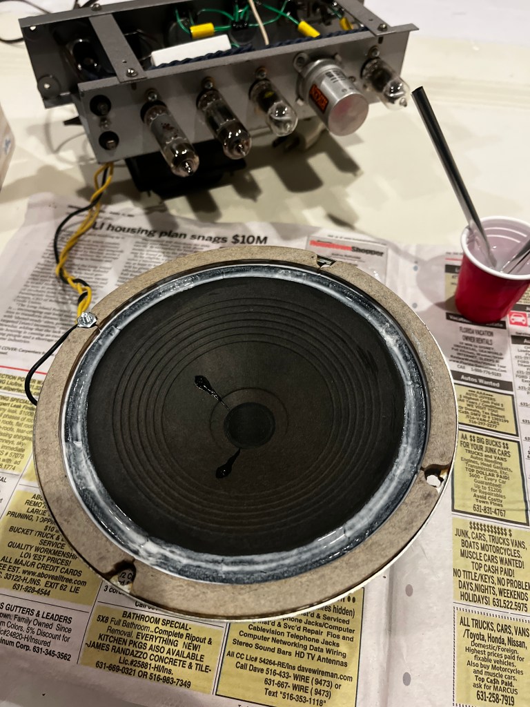 Teisco 71A speaker repair