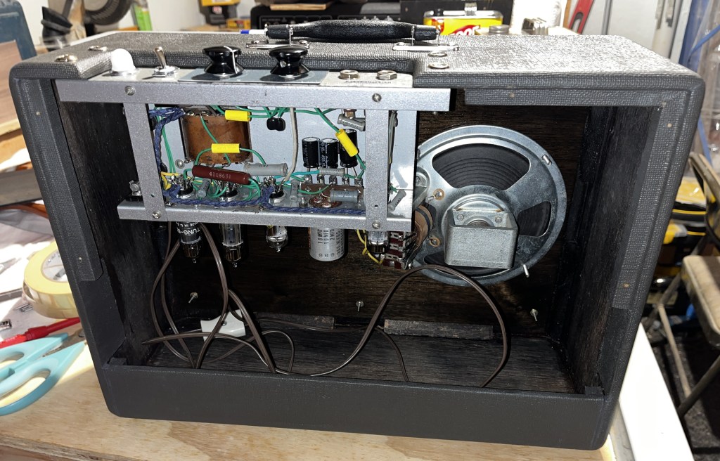 Teisco 71A restored wiring