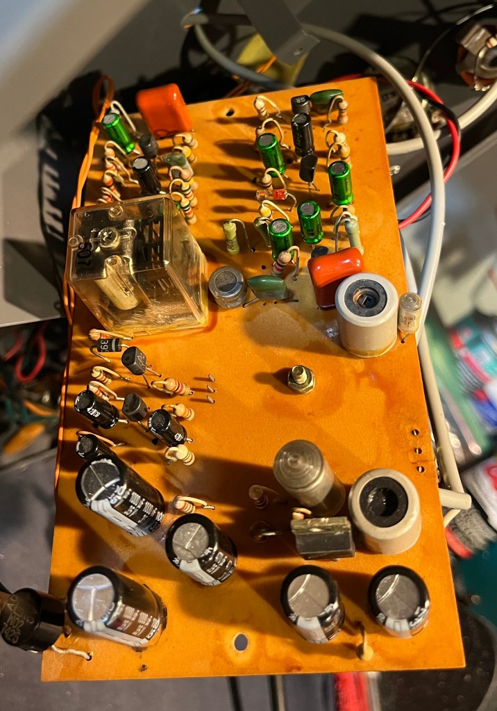 ELK EM-5 re-capped circuit board