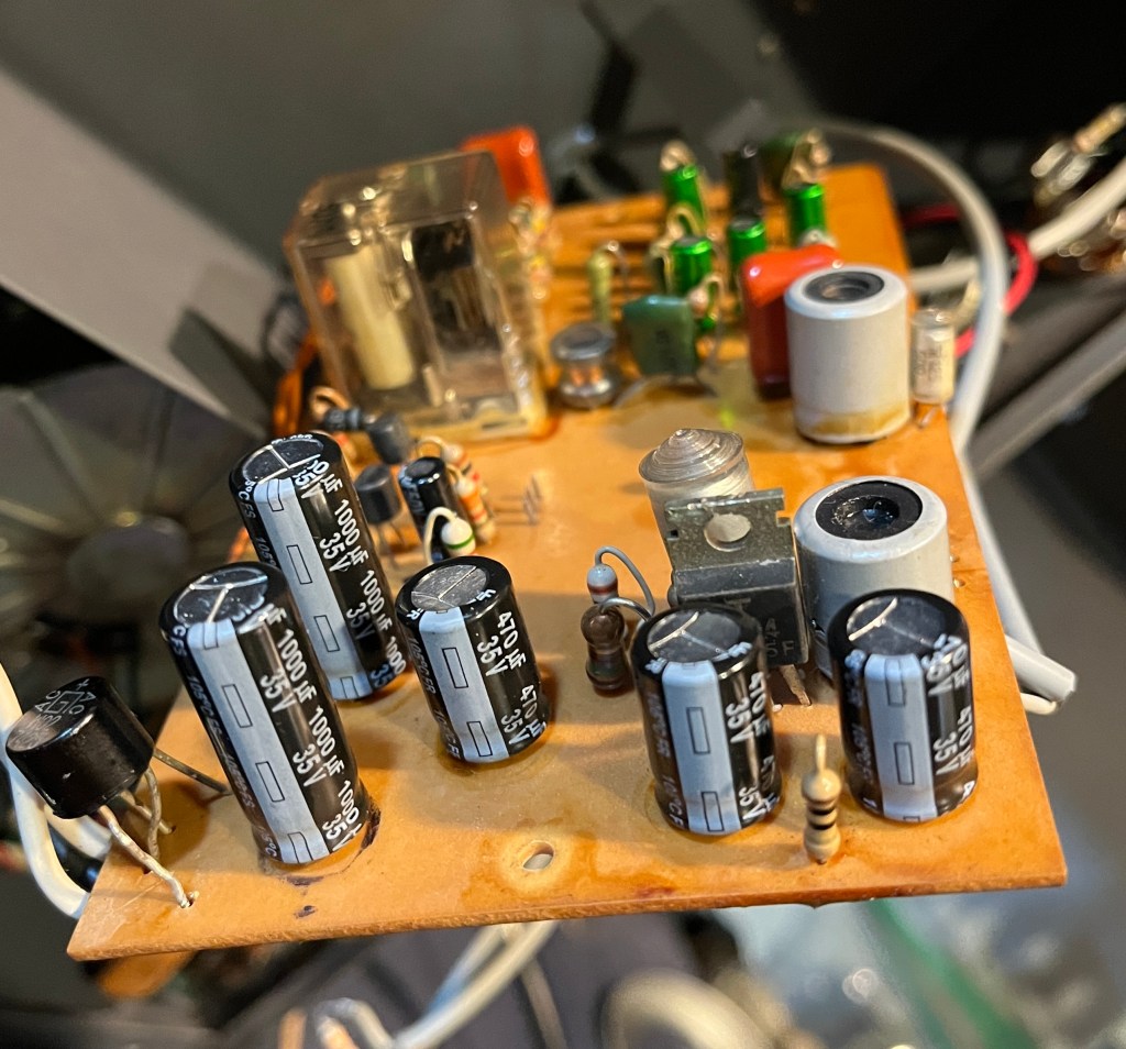 ELK EM-5 re-capped circuit board