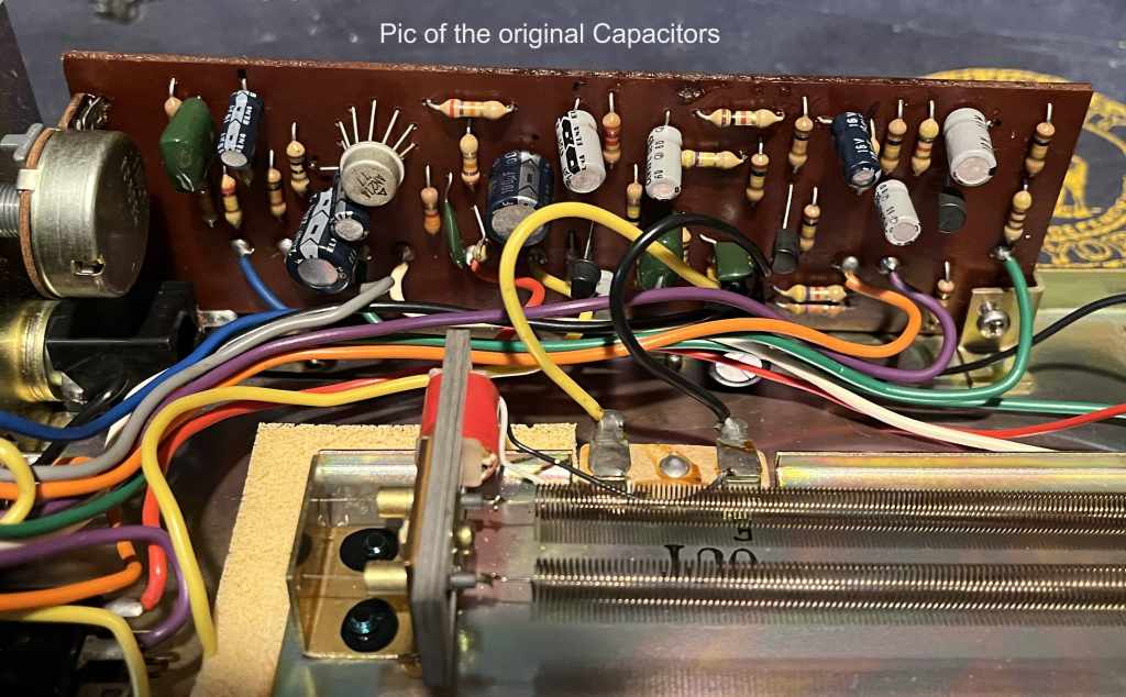 Hawk Hr-12 capacitors and board
