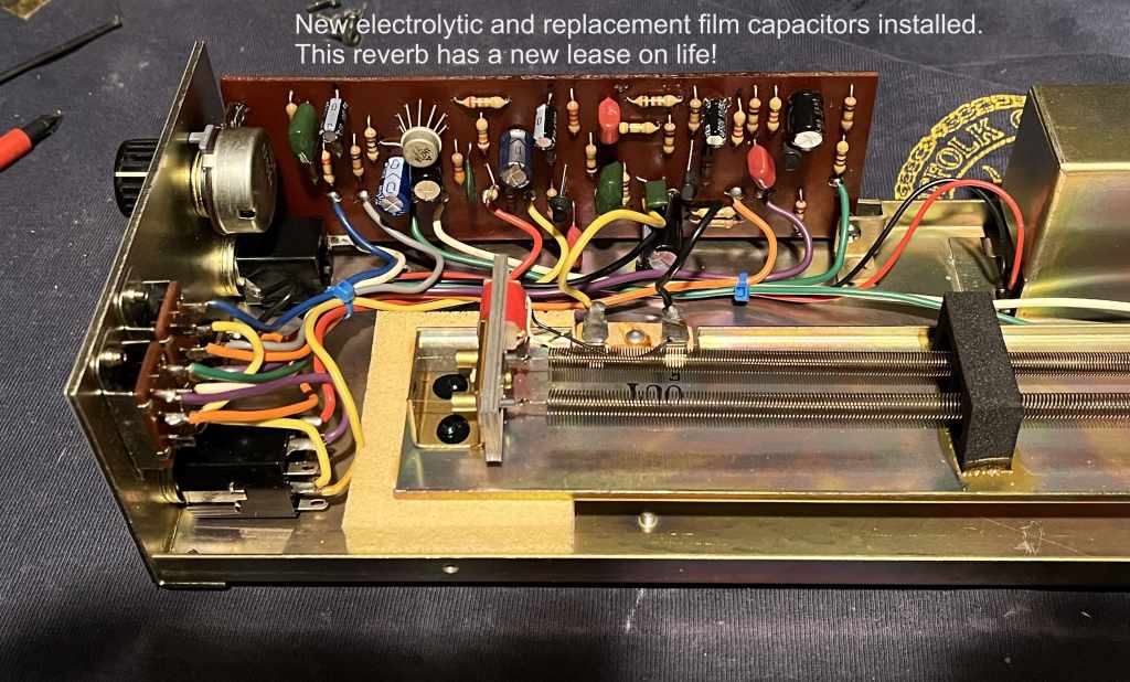 Hawk Hr-12 new capacitors installed