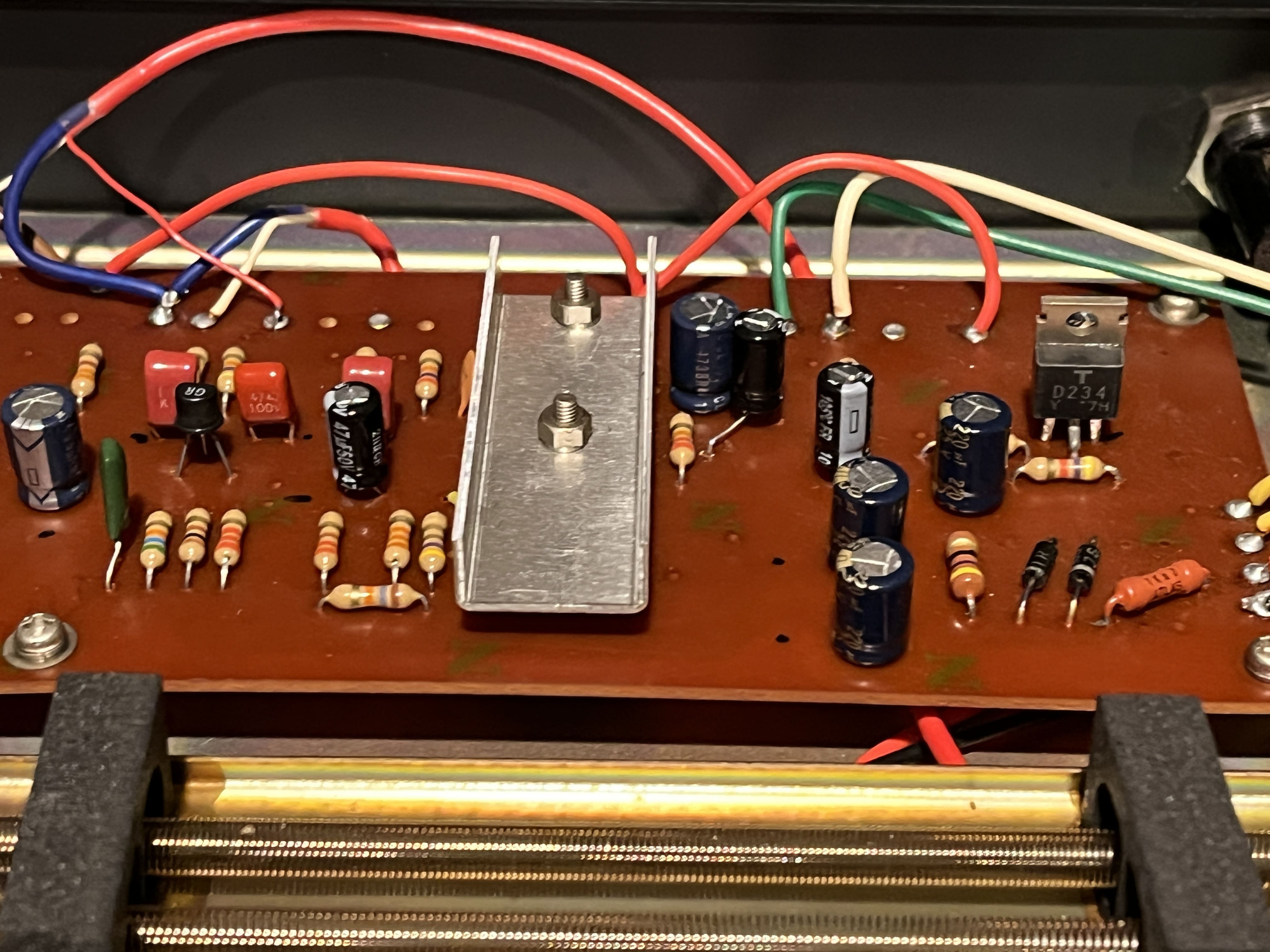1977-78 Hawk Hr-15 Echo Spring Reverb restoration gallery – Guitar
