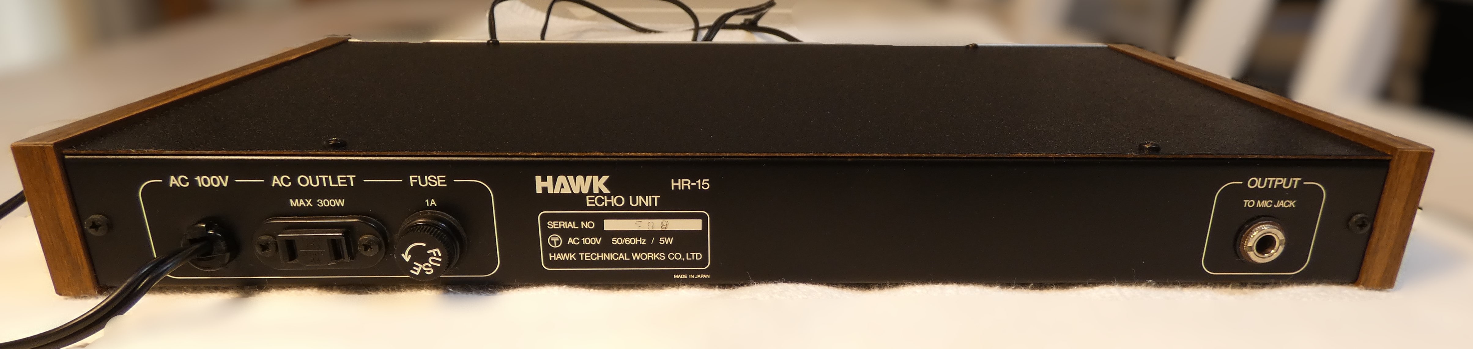 1977-78 Hawk Hr-15 Echo Dual Spring Reverb (Sold 2/5/26) – Guitar