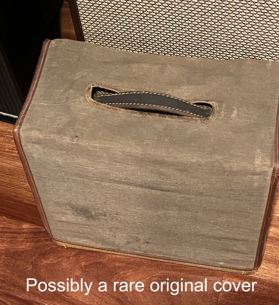 Vintage 1953 Wide Panel Fender Princeton Cover