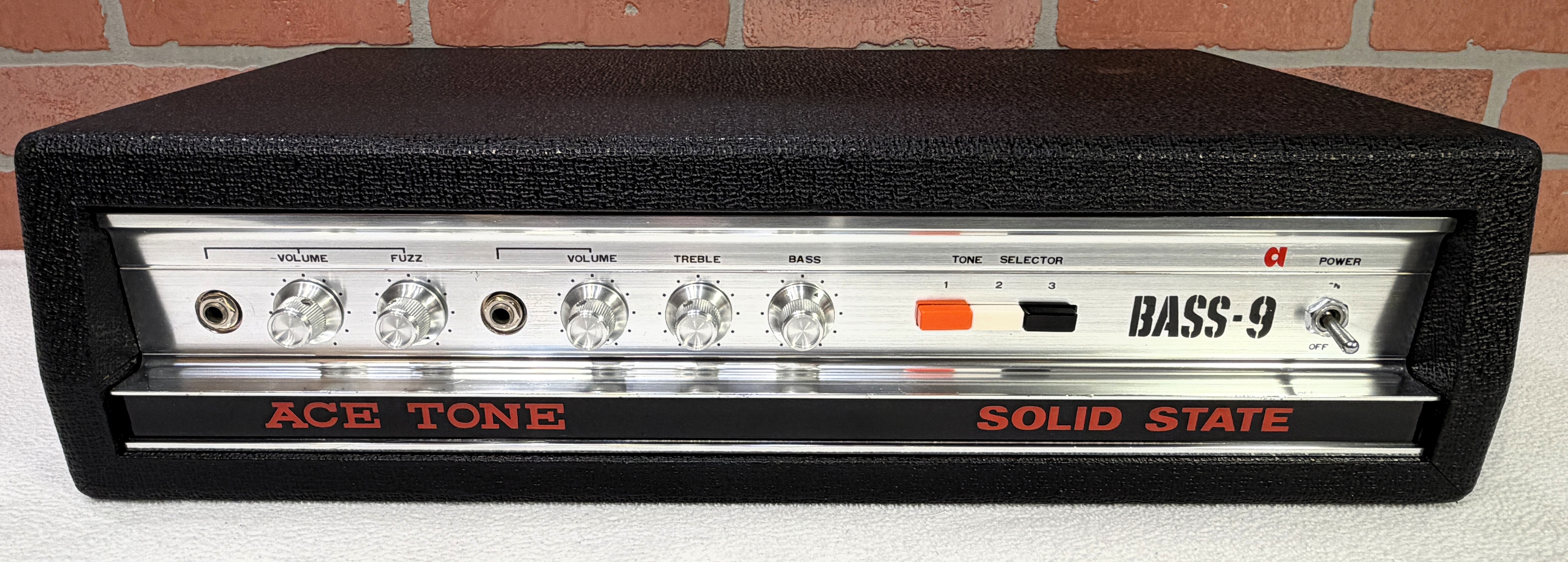 スピーカー・ウーファー ACE TONE MUSICALSPEAKER MODEL B-9 1975 Ace Tone BASS-9 (B-9A) 70w rms bass amp with fuzz #4 – Guitar